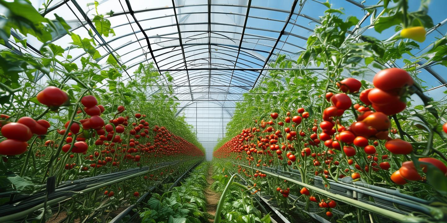 华容县蔬菜基地创新引入荷兰温室技术,番茄年产量突破每亩5万斤